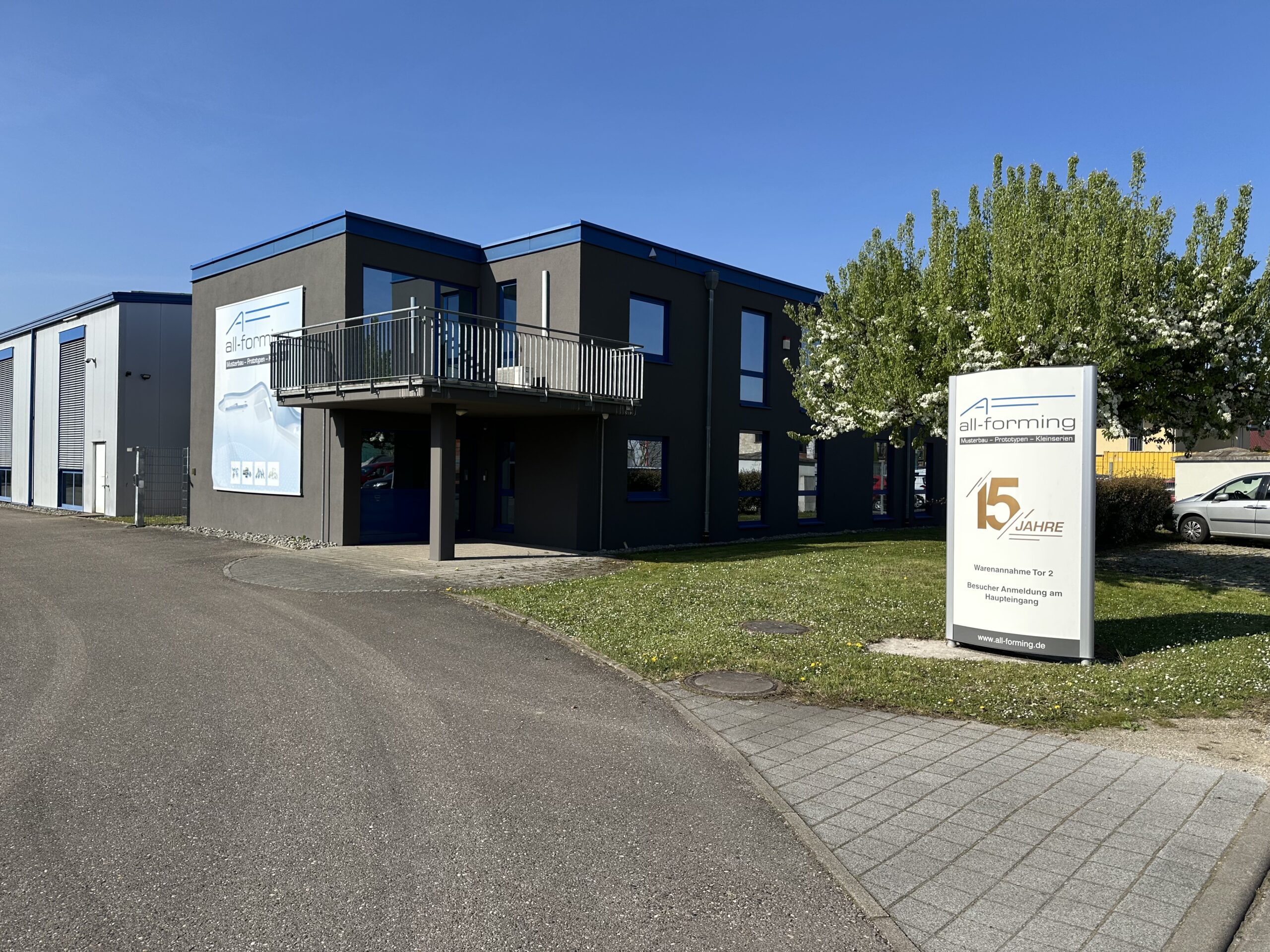 Standort von all-forming in Kappel-Grafenhausen mit hoher Fertigungstiefe f&uuml;r Werkzeugbau, Fertigung, Weiterbearbeitung und Montage aus einer Hand.